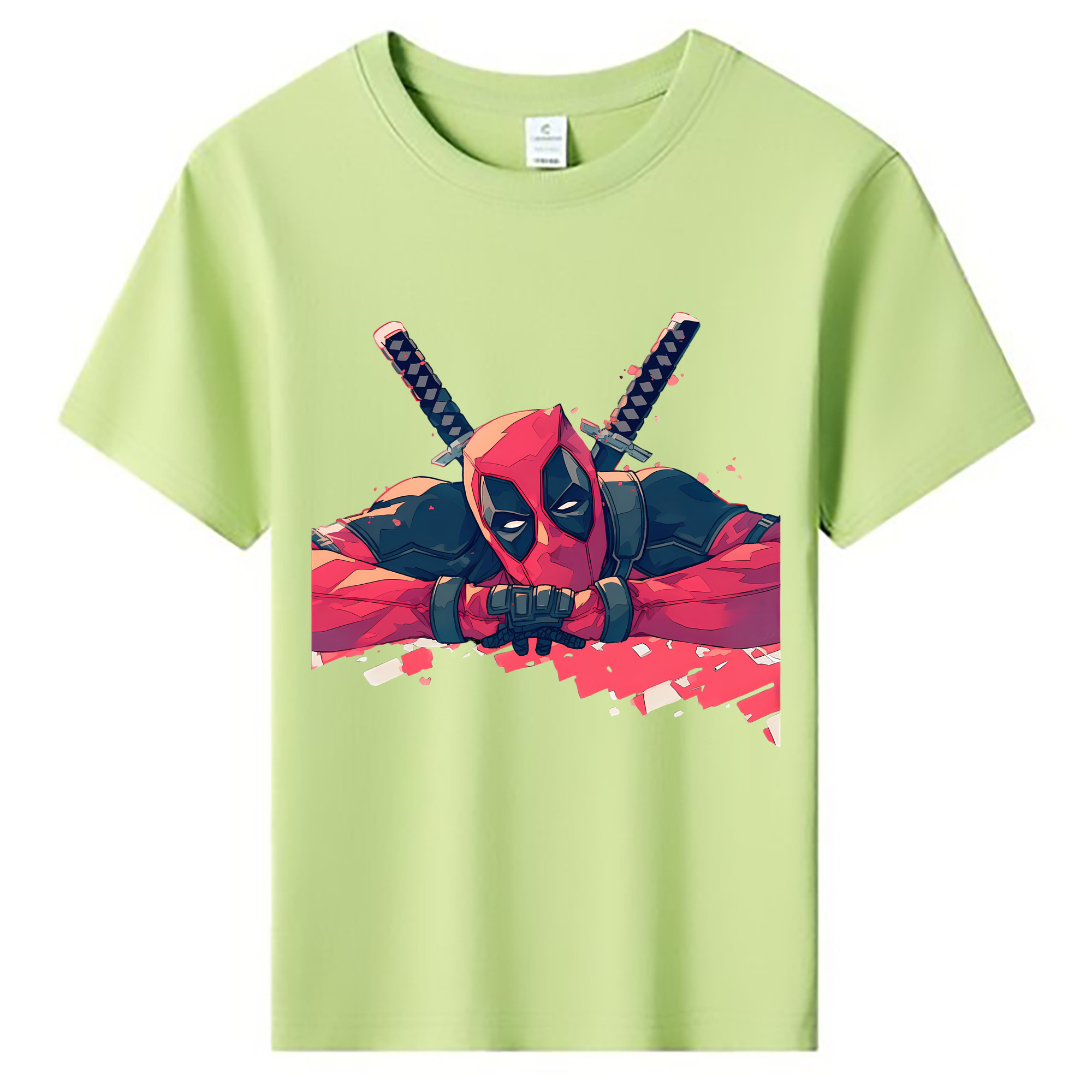 Deadpool デッドプール 綿100％キッズTシャツ（フロントプリント）